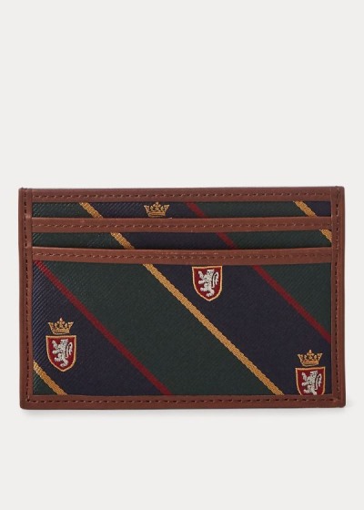 Porta Tarjetas Polo Ralph Lauren Hombre Marrom - Repp Tie - BPMDX8027